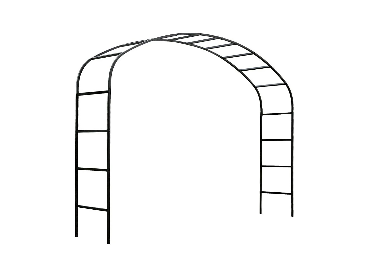 Arche de jardin 2m50 en acier galvanisé Ellipse