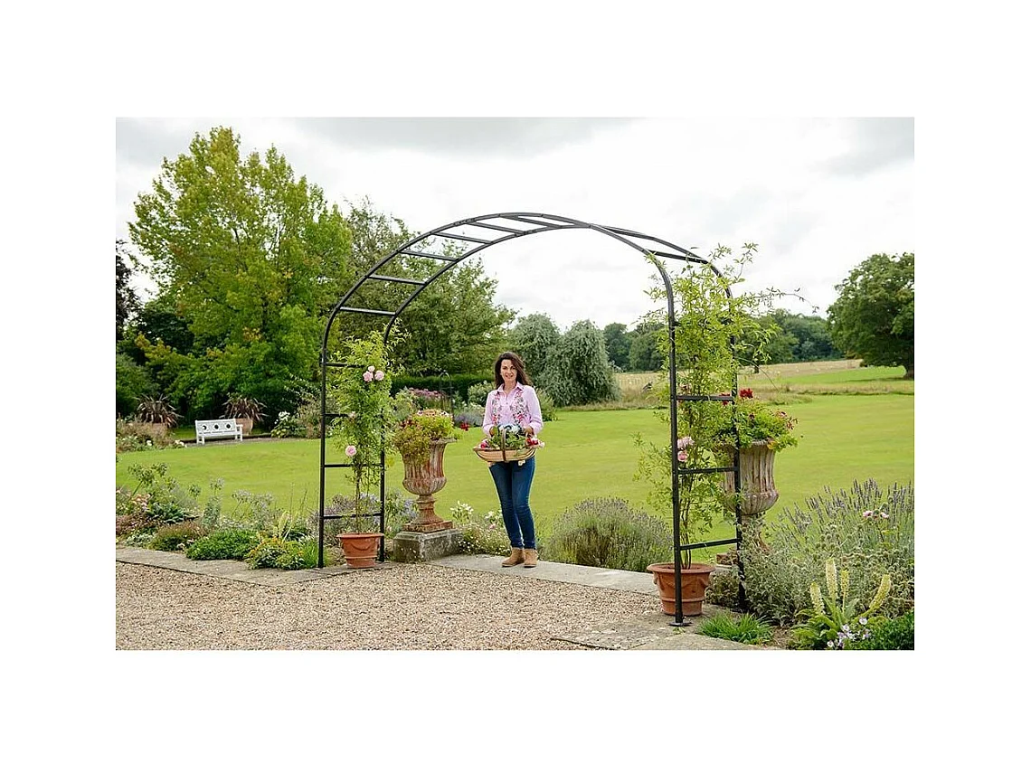 Arche de jardin 2m50 en acier galvanisé Ellipse