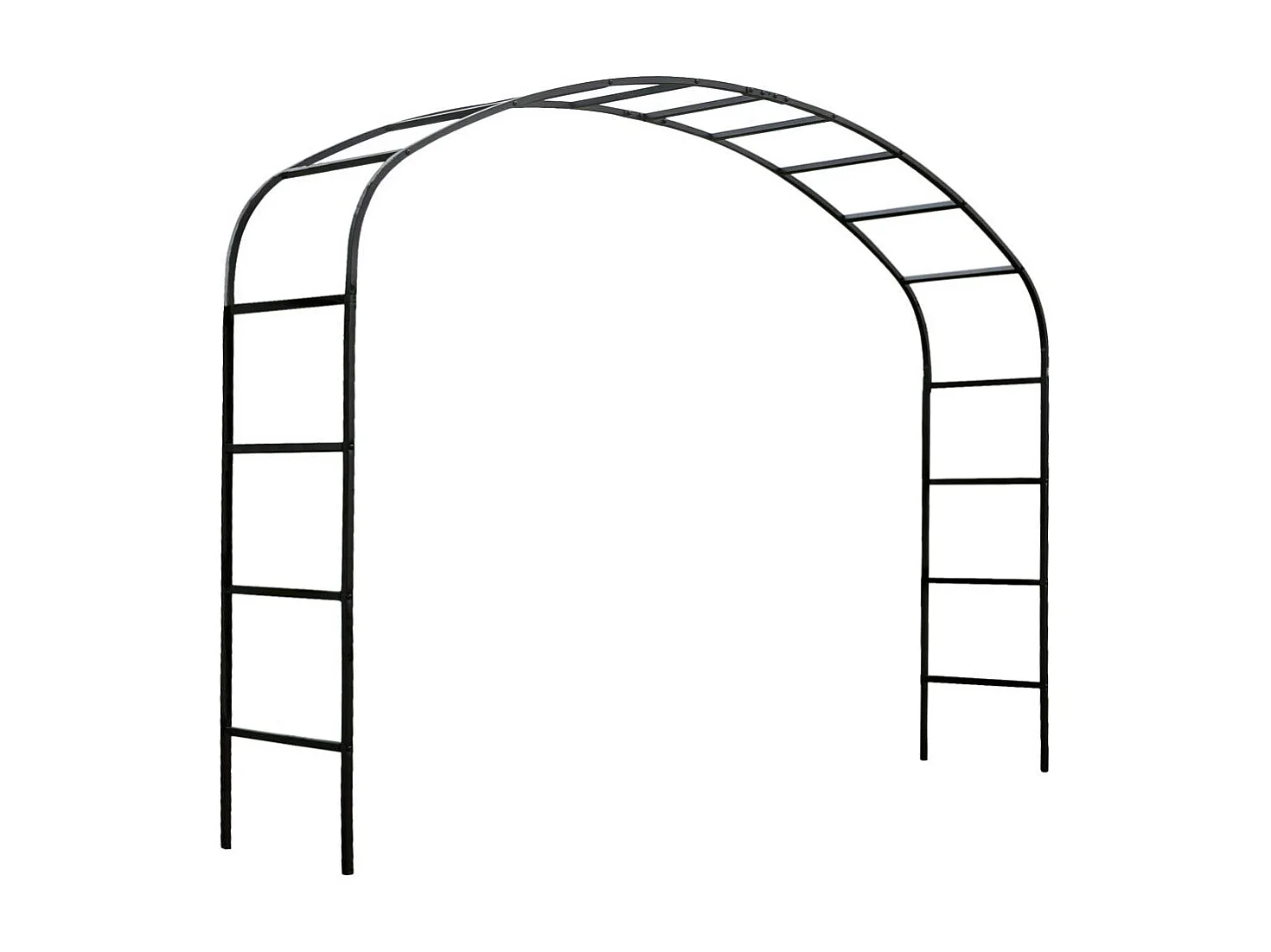 Arche de jardin 2m50 en acier galvanisé Ellipse