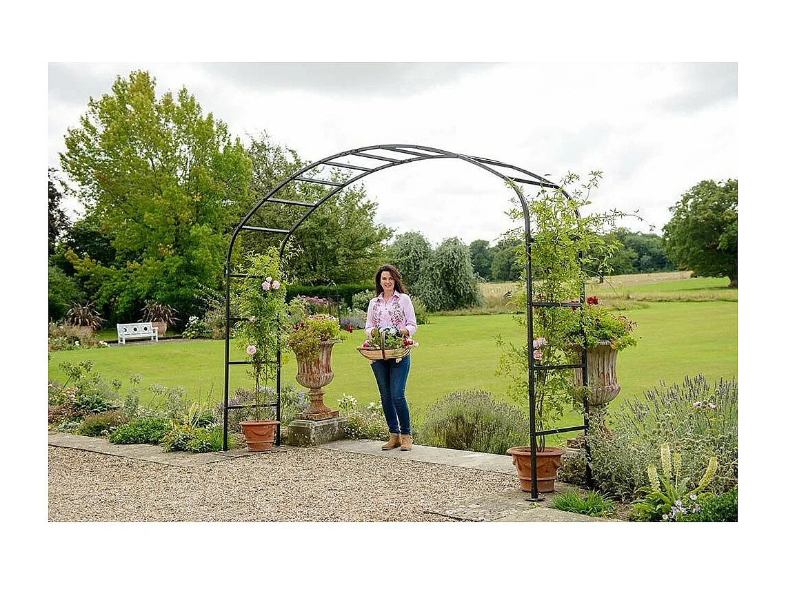 Arche de jardin 2m50 en acier galvanisé Ellipse