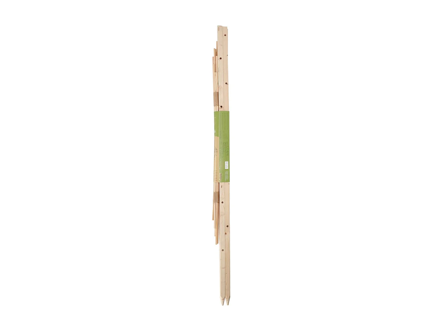 Support en bois de pin pour plantes 4 piquets Pyramide