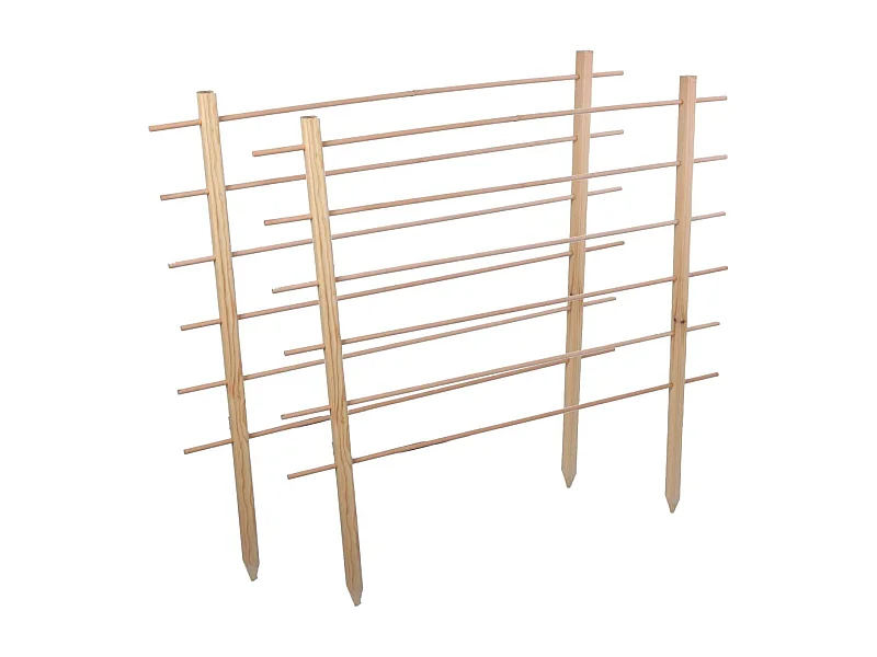 Support en bois de pin pour plantes Treilli (Lot de 2)