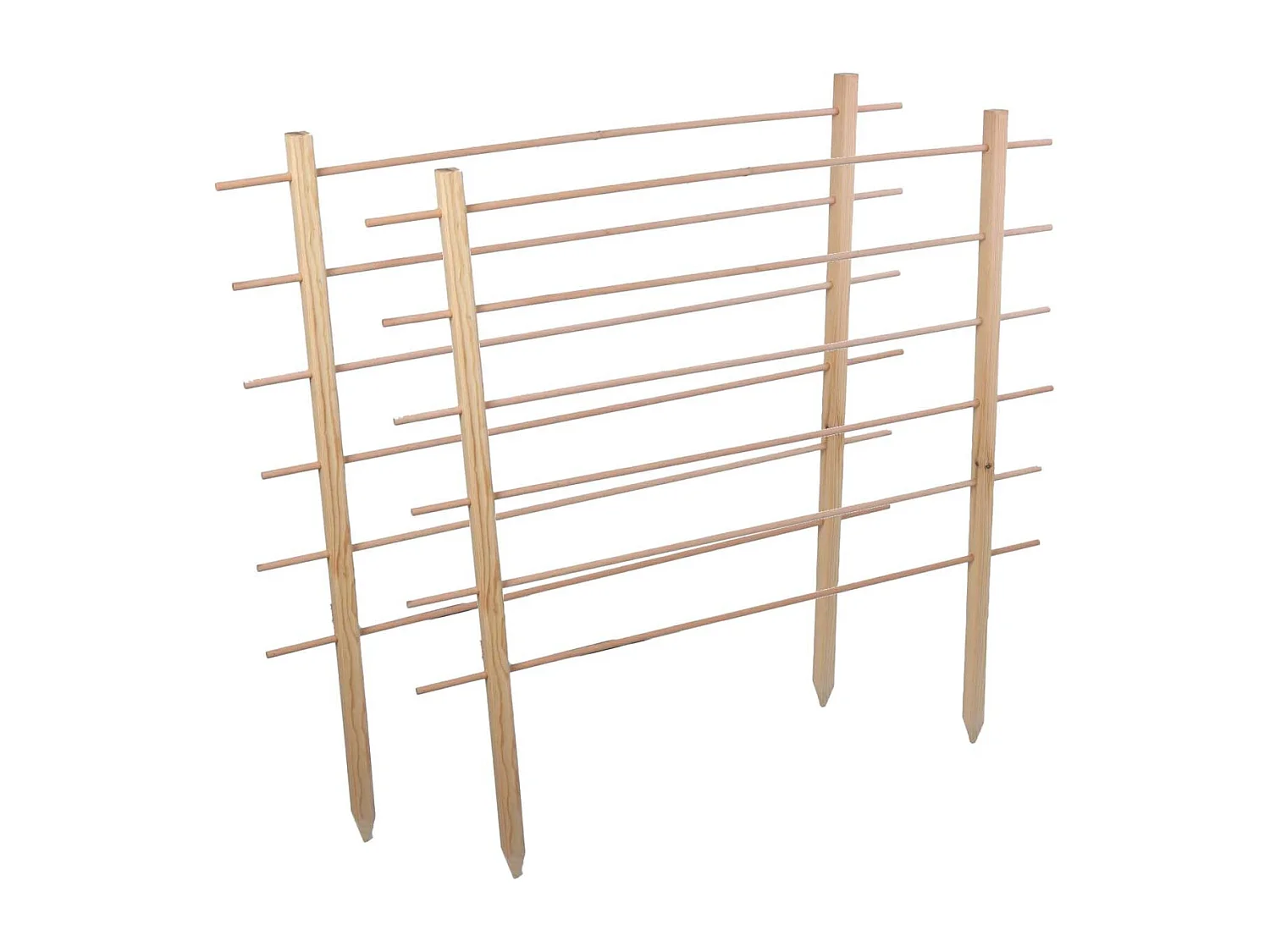 Support en bois de pin pour plantes Treilli (Lot de 2)