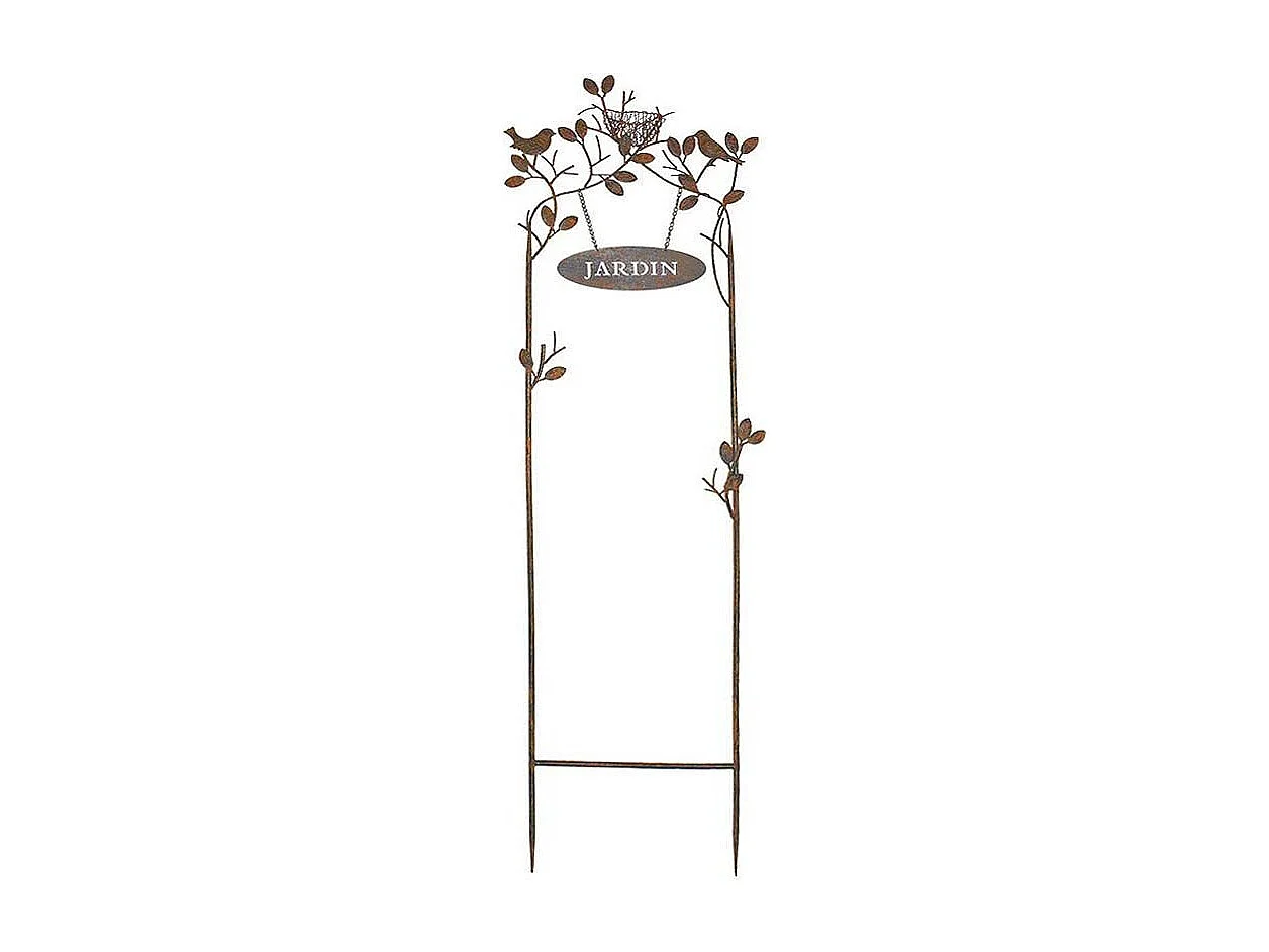 Traliccio in ferro da giardino 137 x 46 cm