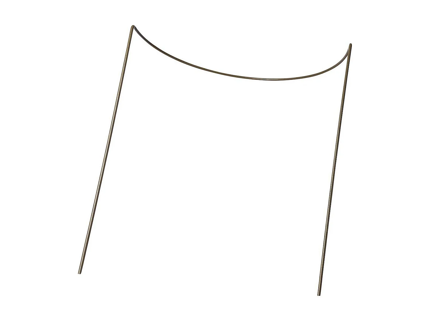 Support à plantes demi-cercle en acier 40 x 75 cm