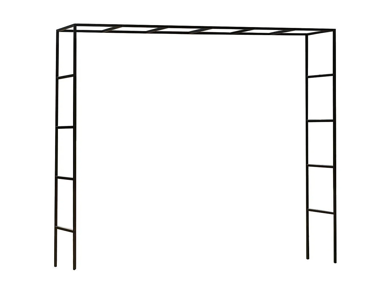 Arche de jardin carrée en acier galvanisé Square Longueur 2m