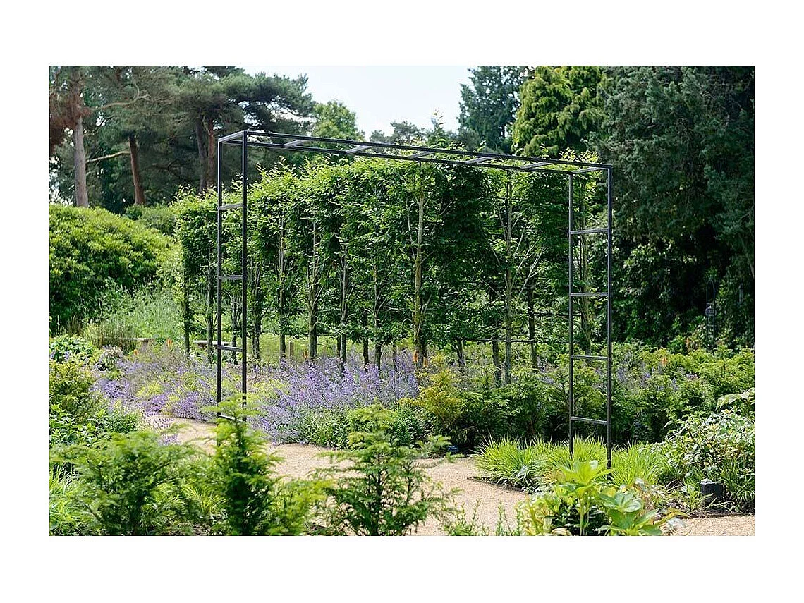 Arche de jardin carrée en acier galvanisé Square Longueur 2m