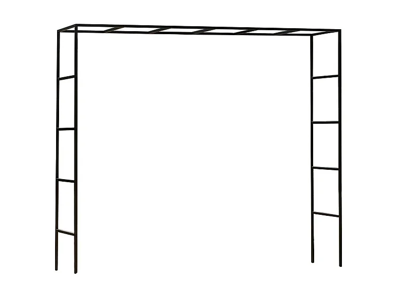 Arche de jardin carrée en acier galvanisé Square Longueur 2m