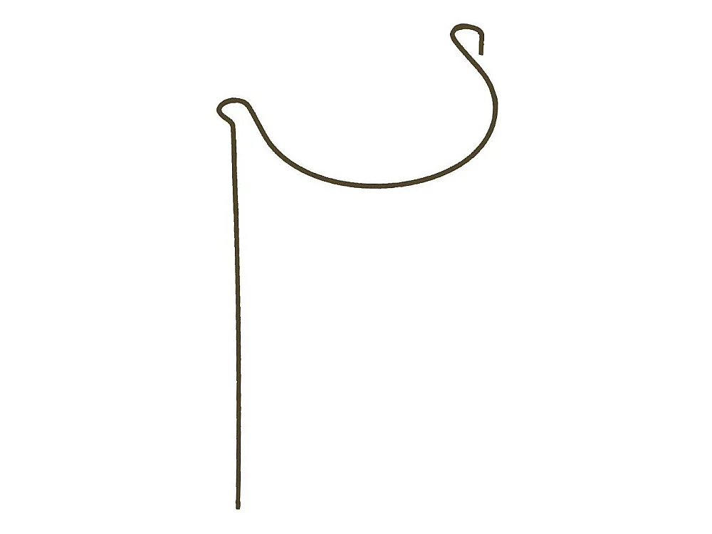 Support à plantes courbé en acier (Lot de 6)