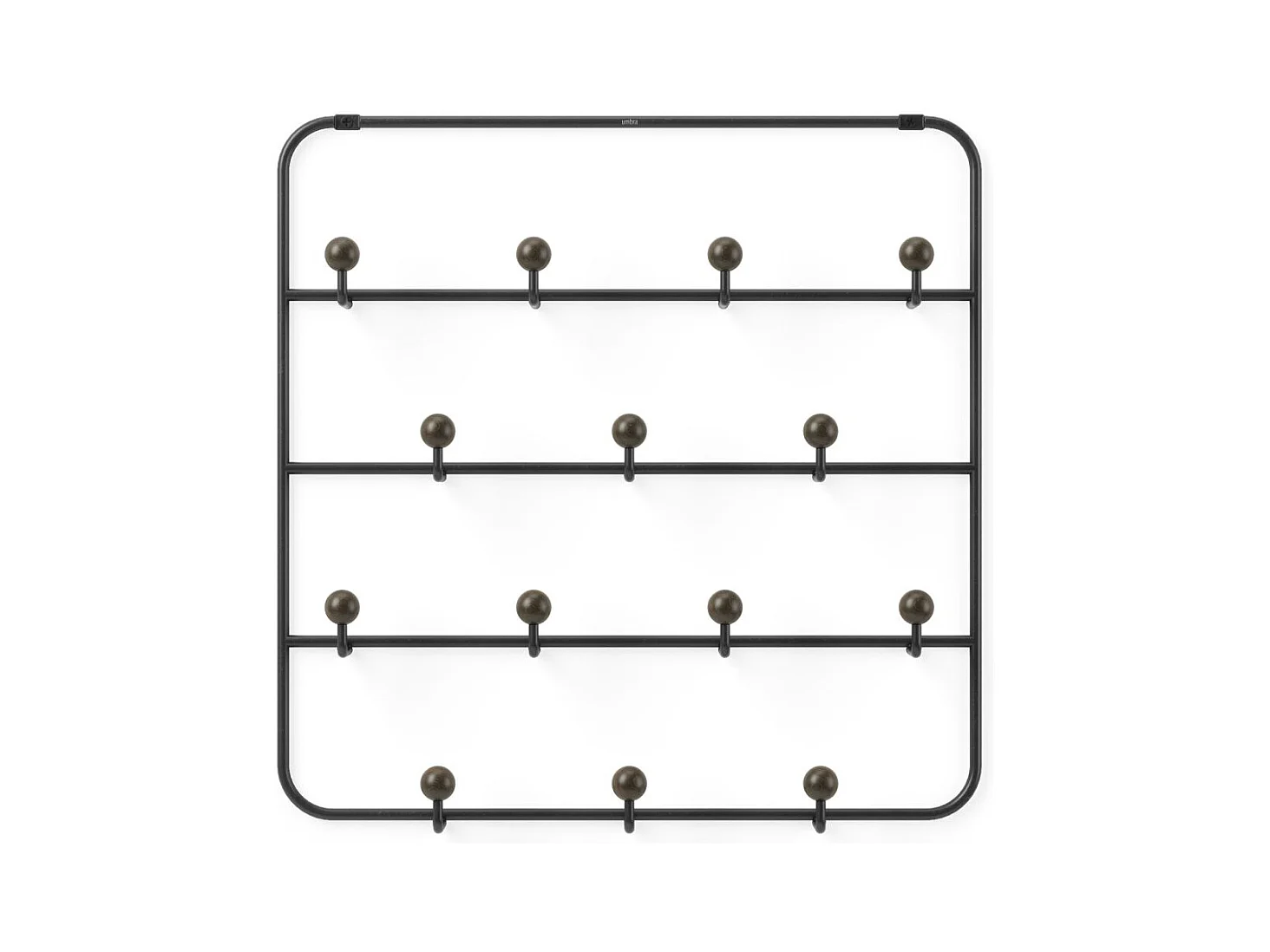 Patère 14 crochets fixation murale ou dessus de porte Estique