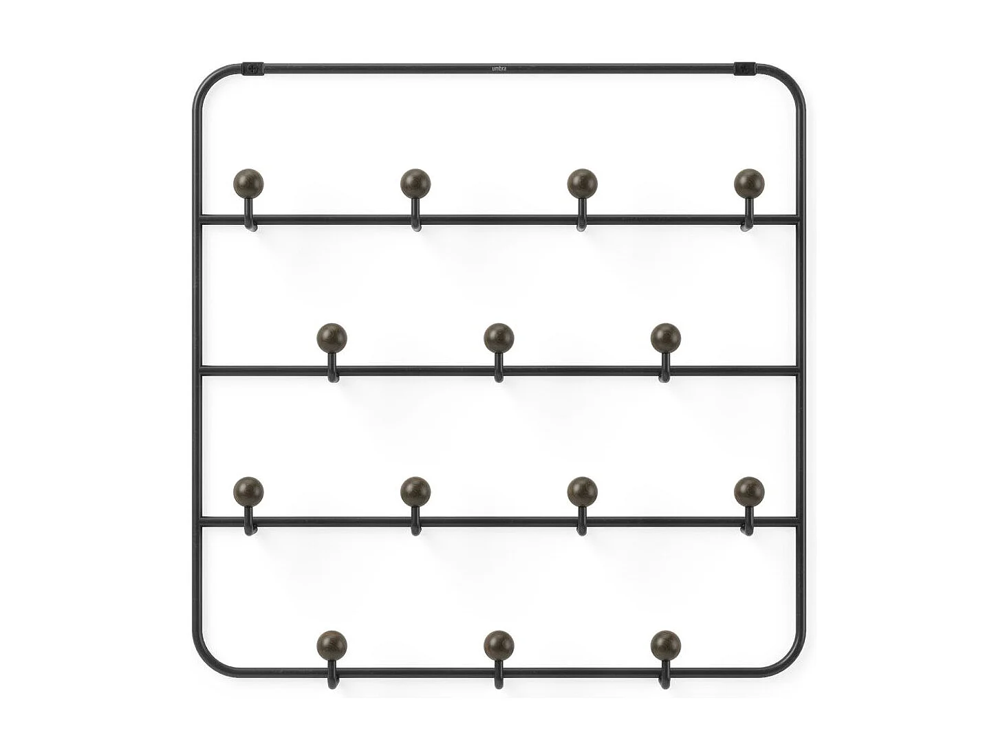 Patère 14 crochets fixation murale ou dessus de porte Estique