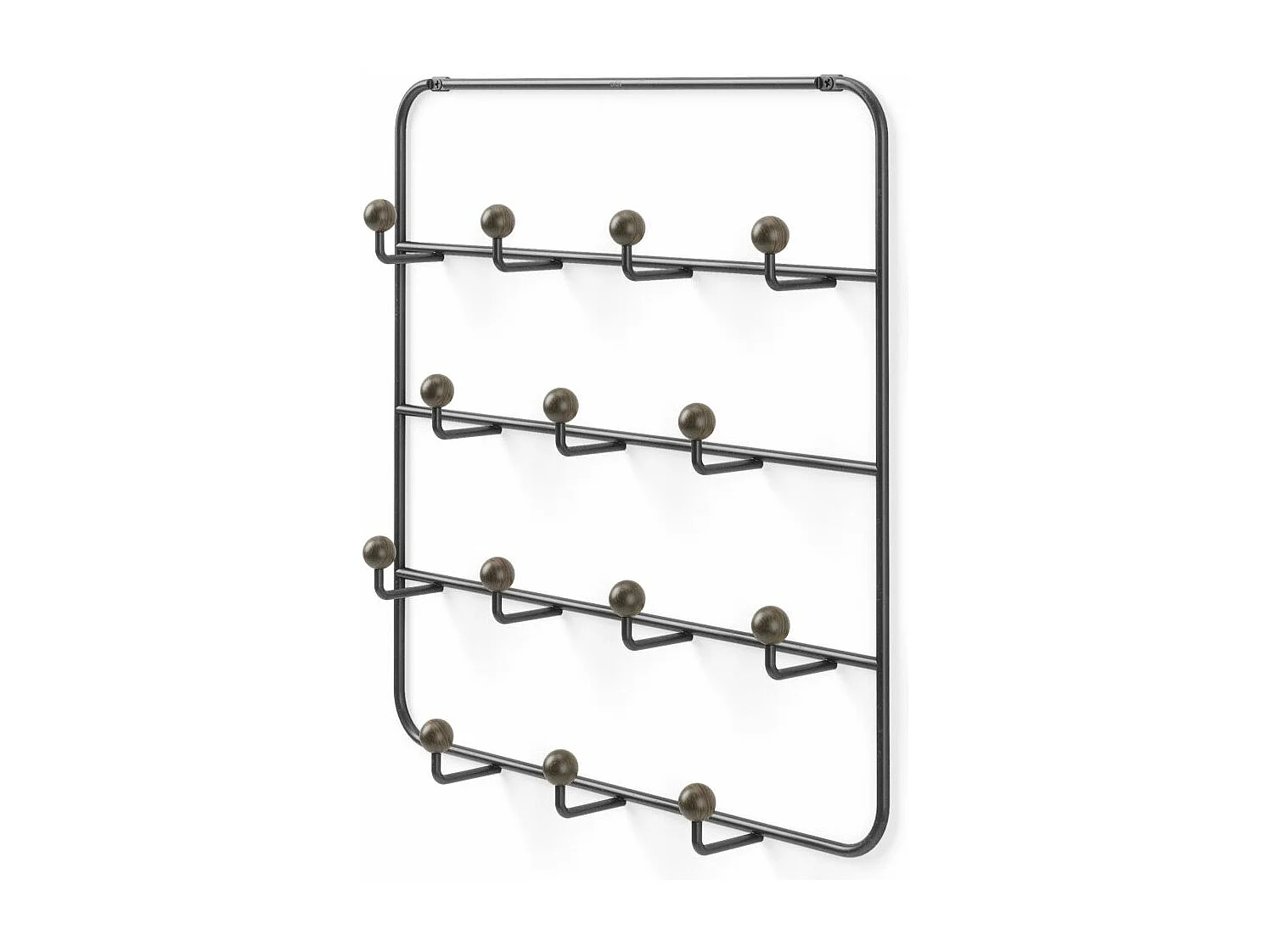 Patère 14 crochets fixation murale ou dessus de porte Estique