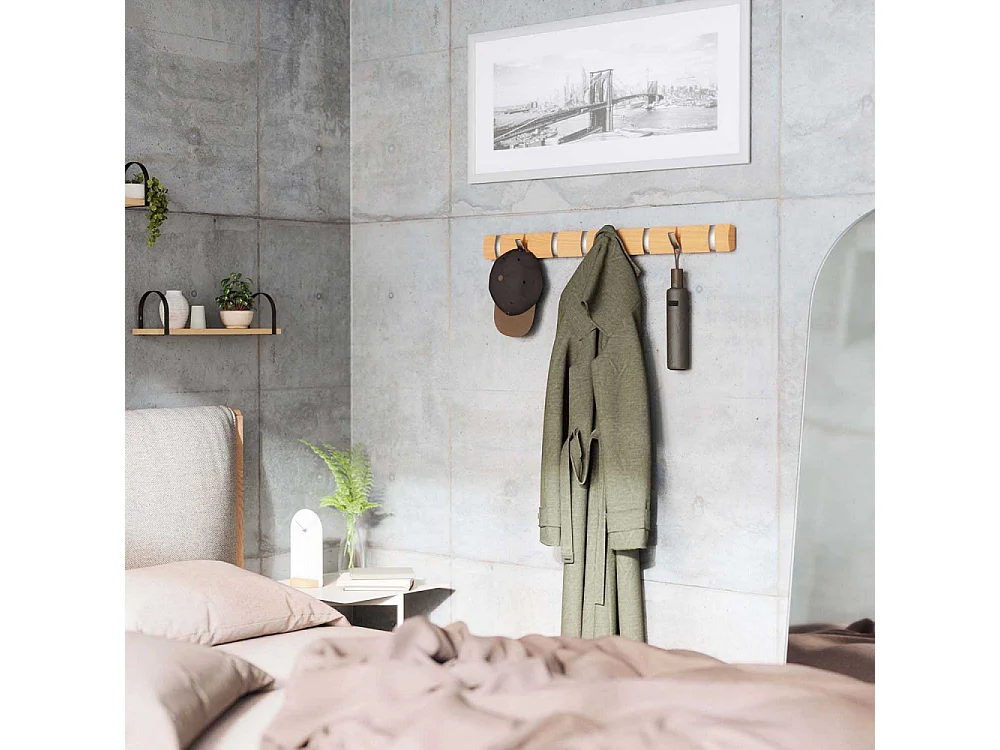 Kleiderhaken mit 8 Stützen "Flip"