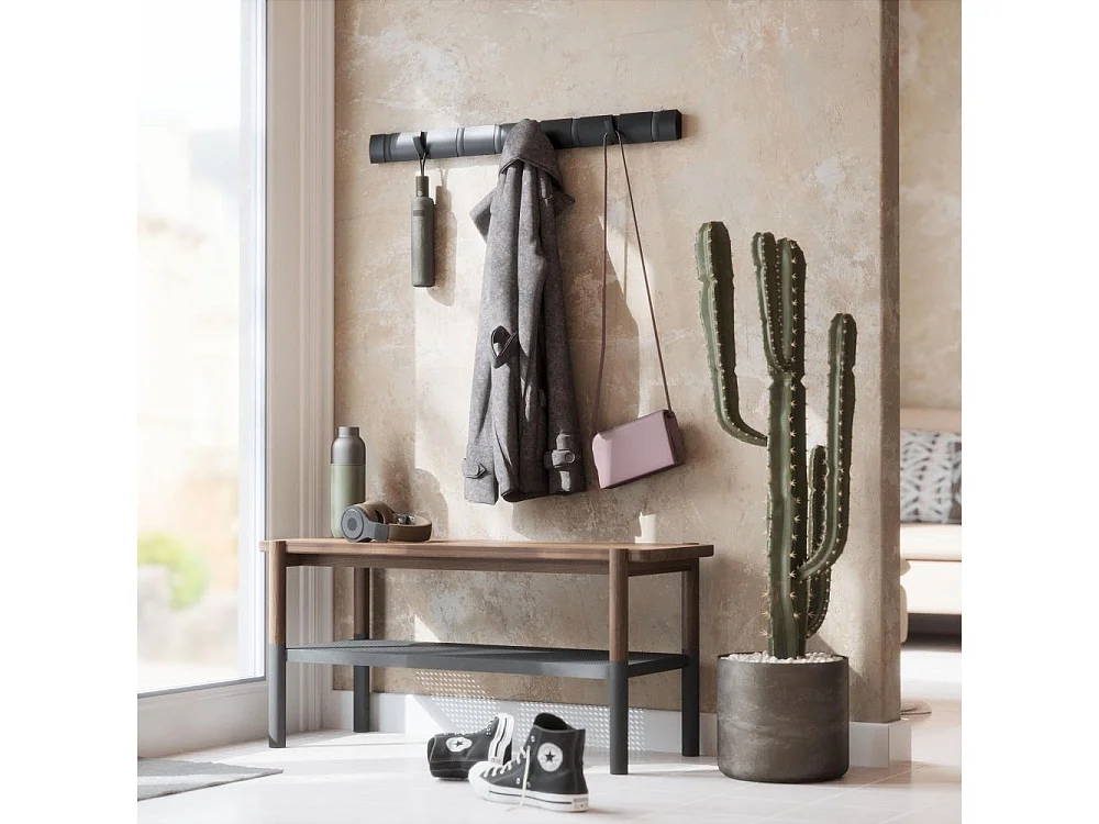 Perchero abatible con 8 ganchos