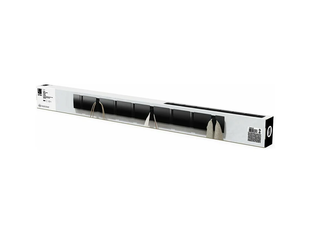 Perchero abatible con 8 ganchos