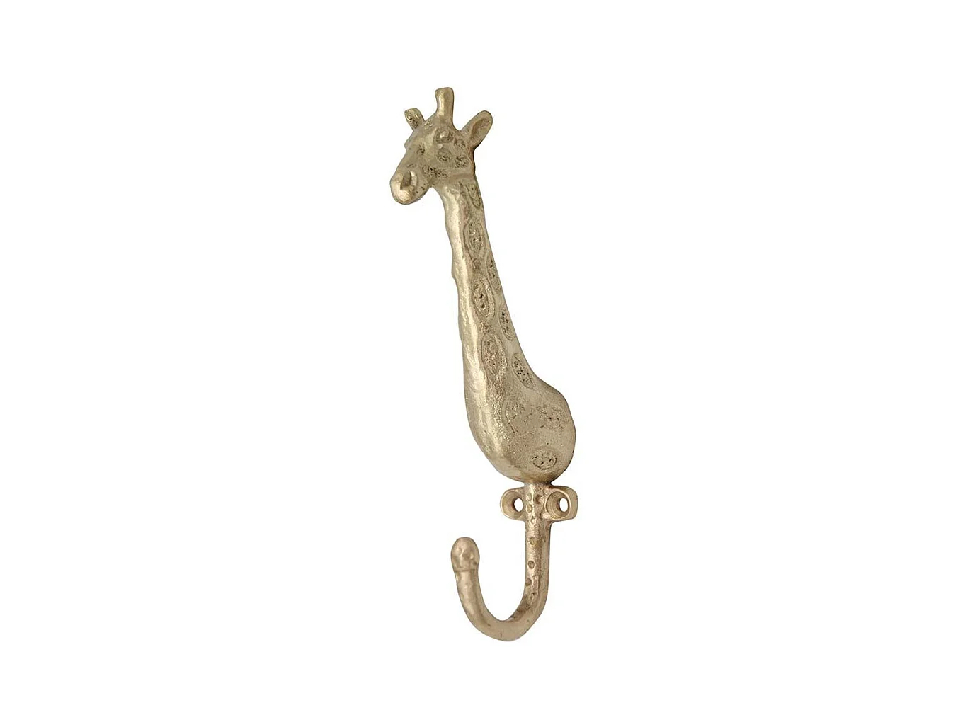 Patère en laiton recyclé Baby Girafe