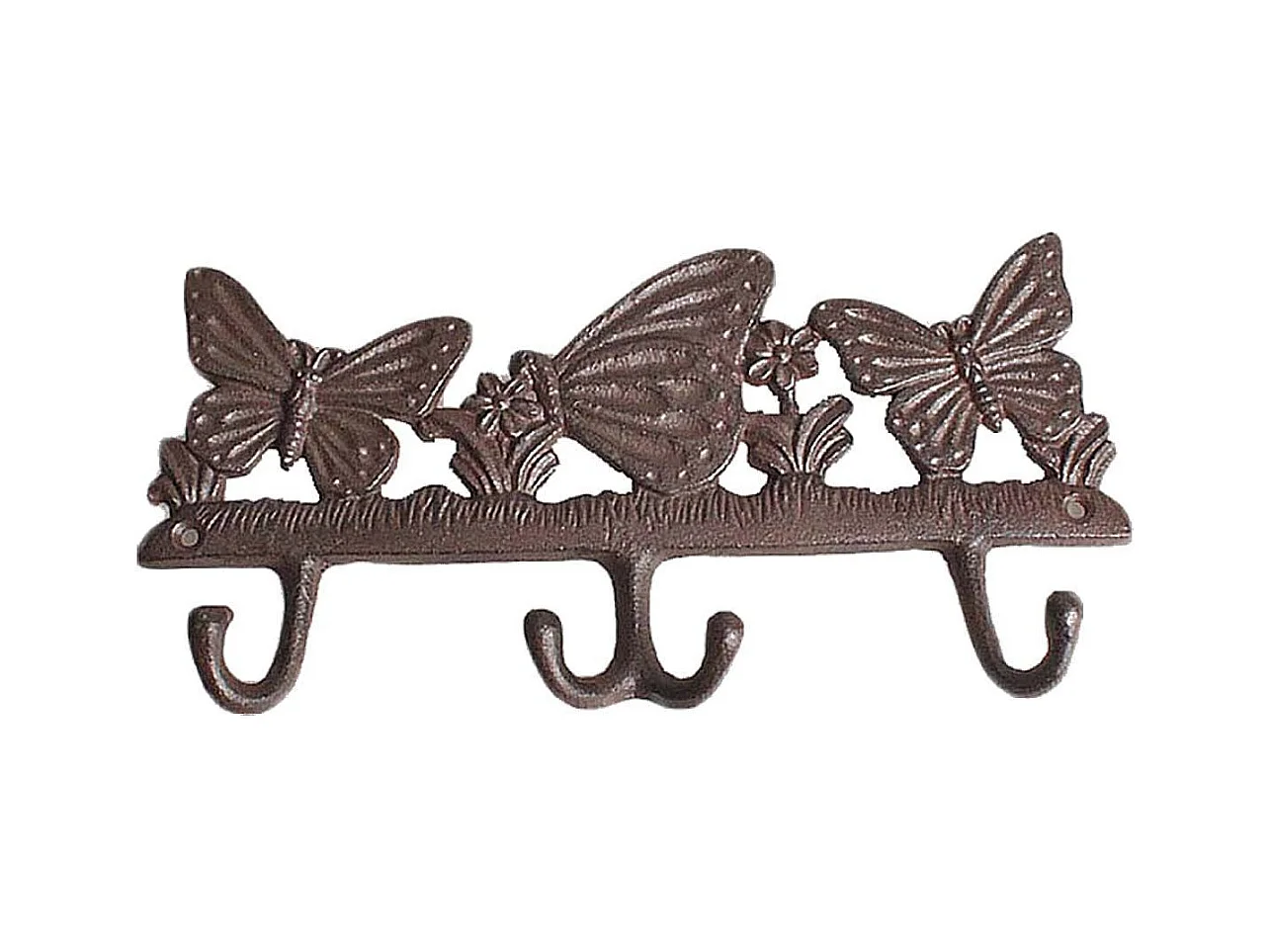 Patère famille papillon 4 crochets