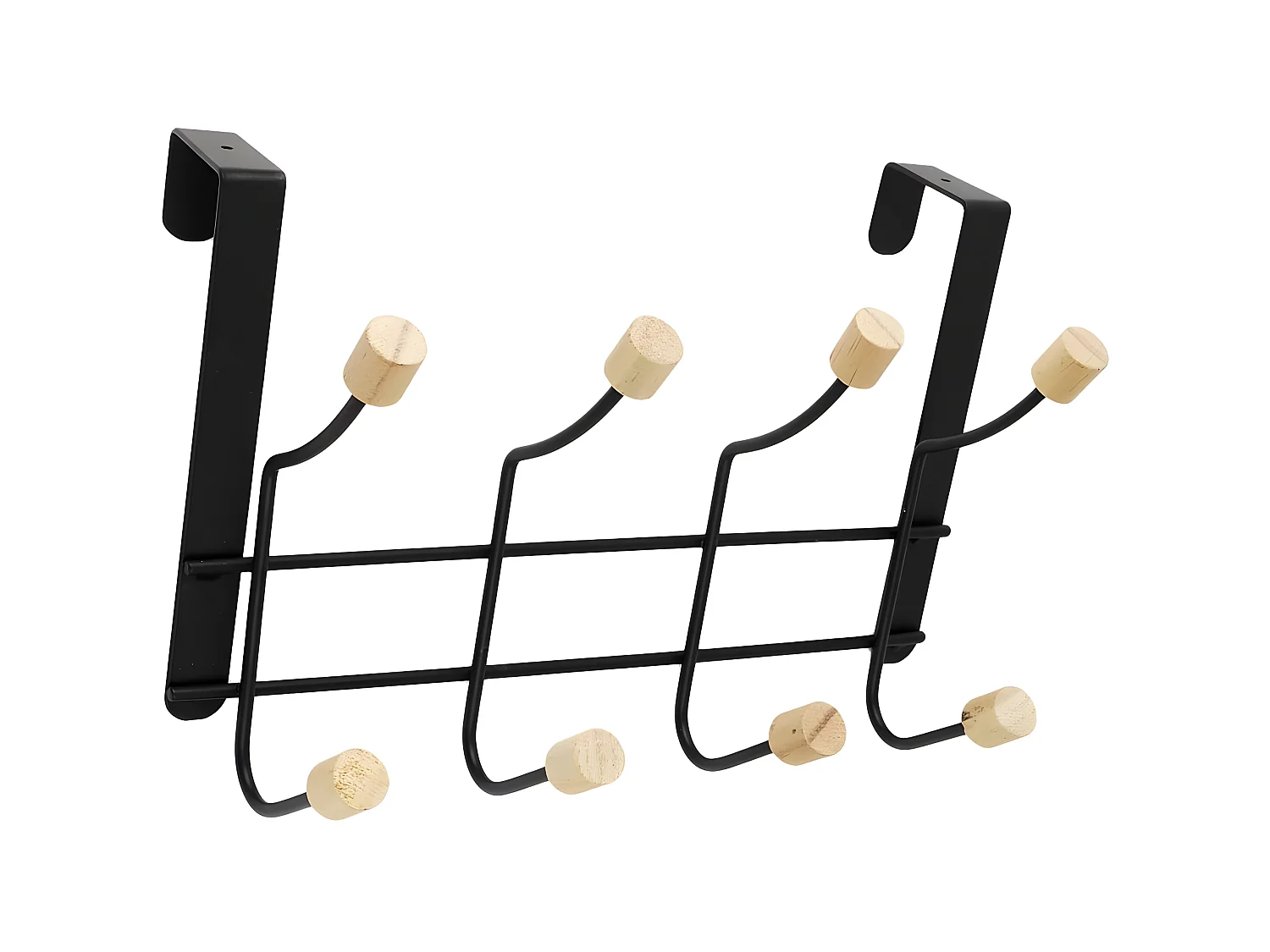 Patère à Suspendre "Porte-Manteaux" 29cm Noir