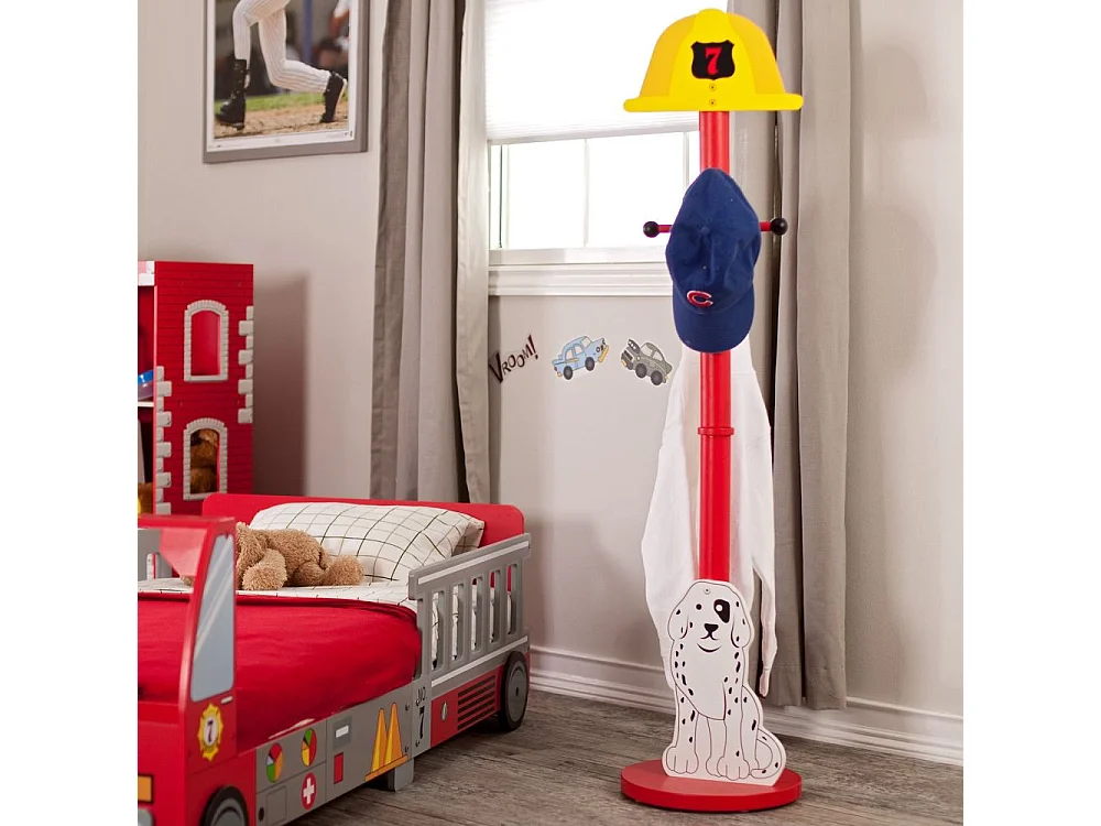 Porte manteaux pour enfant Pompier