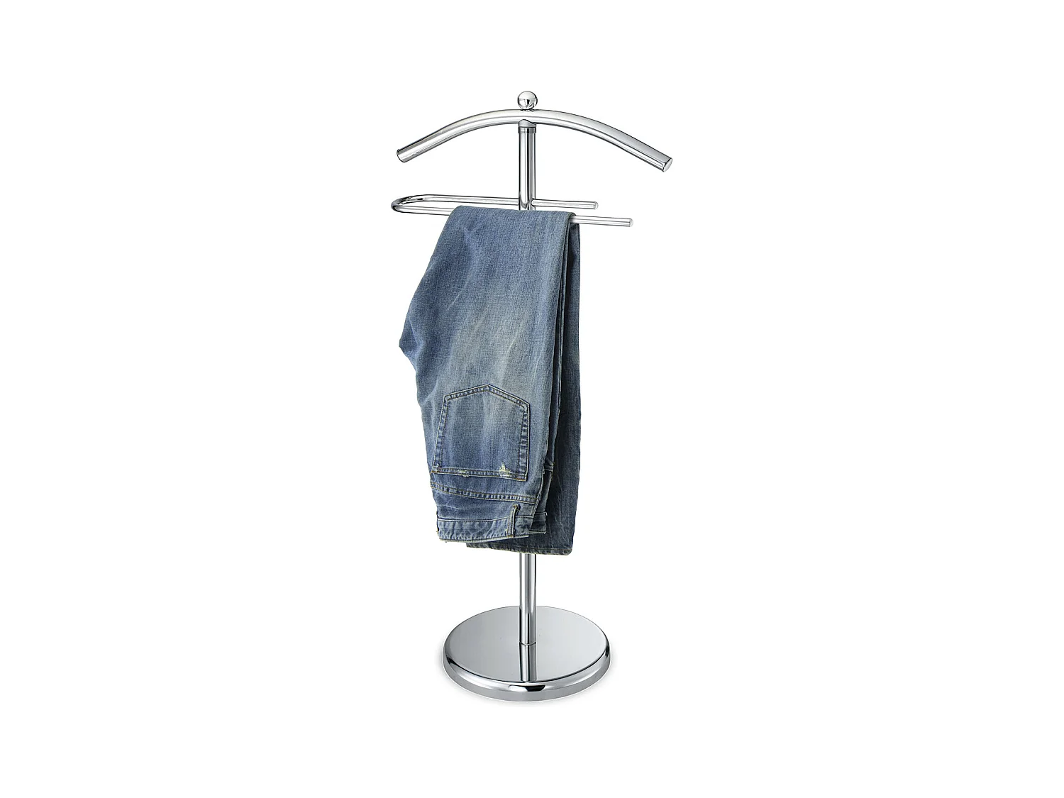 Valet De Nuit 42x25x109cm Argent