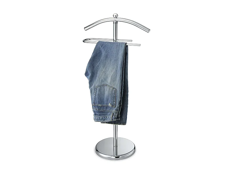 Valet De Nuit 42x25x109cm Argent