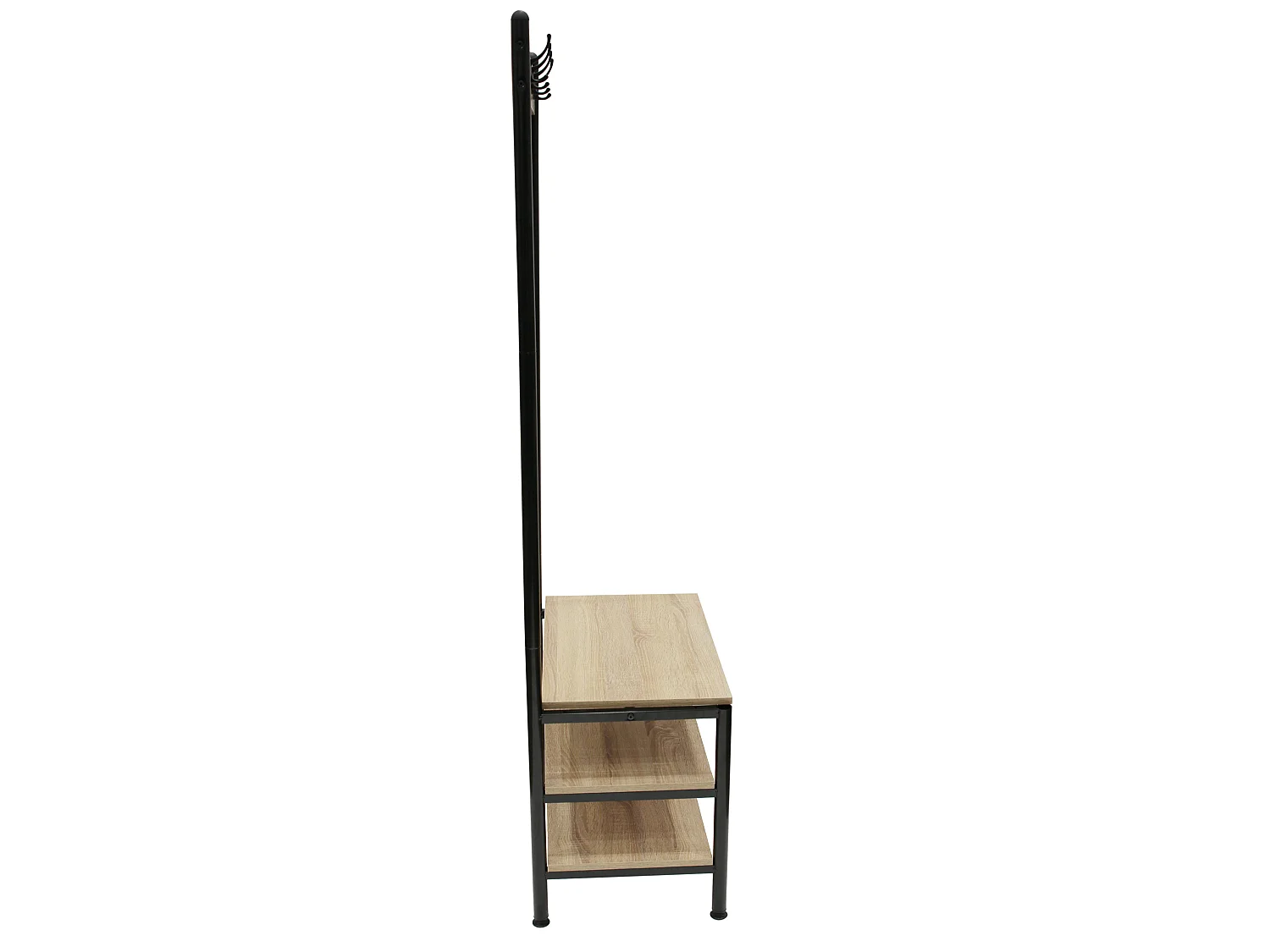 Meuble Portemanteau Beige, Noir