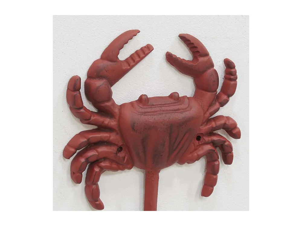 Patère en métal Crabe 12 x 5 x 13.5 cm