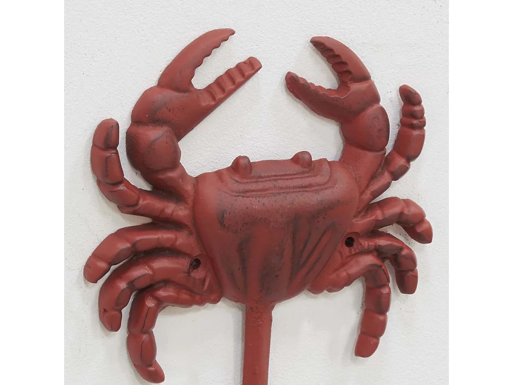 Patère en métal Crabe 12 x 5 x 13.5 cm