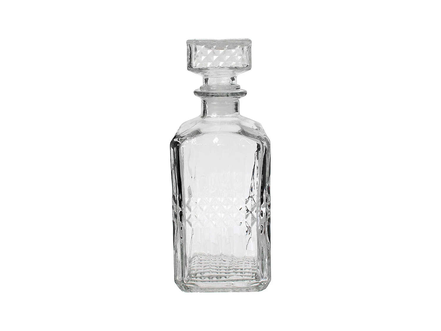 Carafe A Whisky Et Verre X4 Transparent