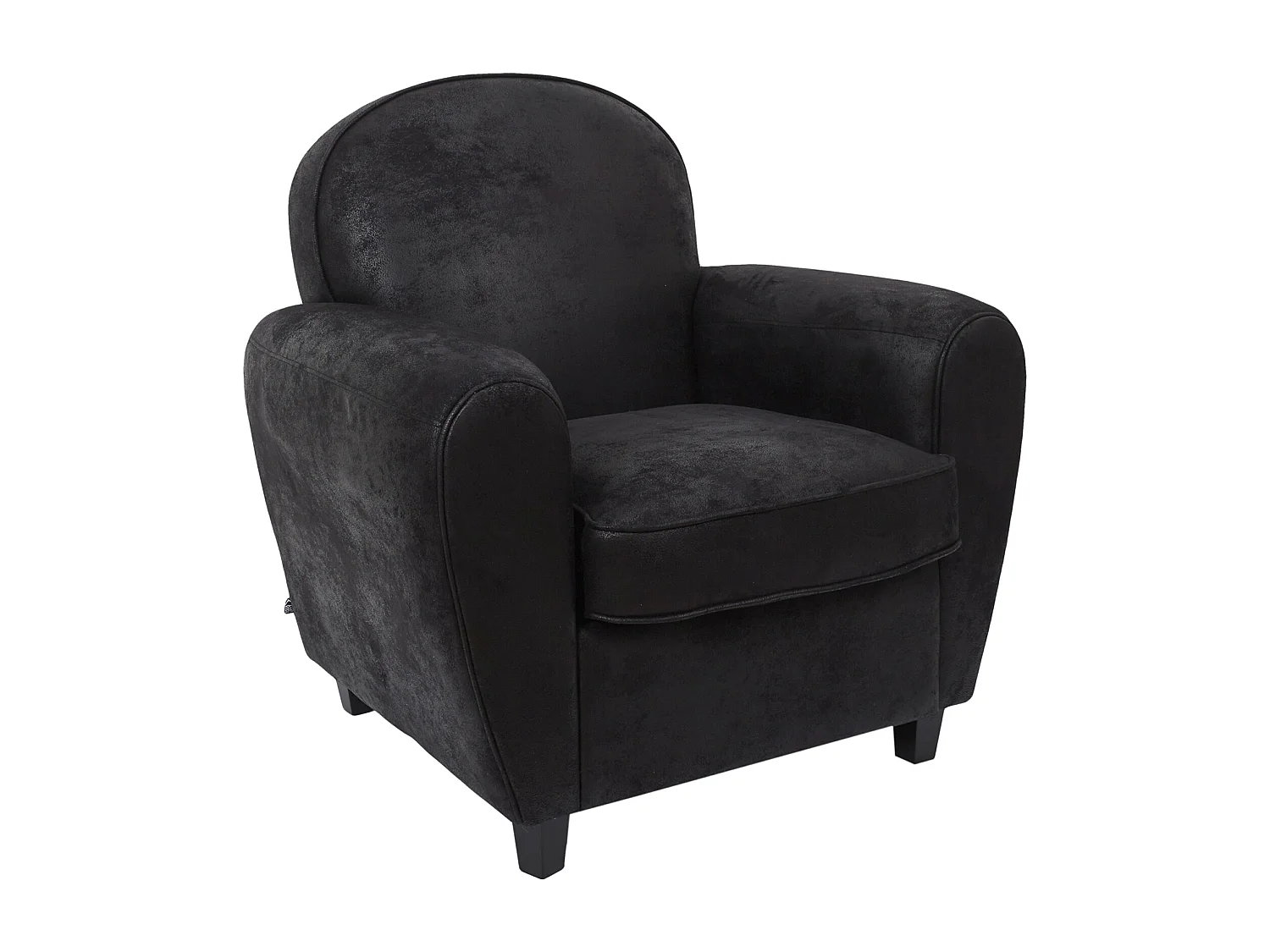 Fauteuil Club Noir Indus Noir