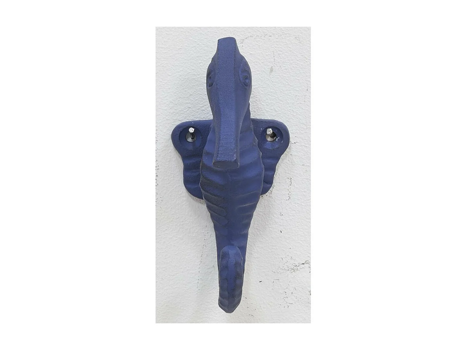 Patère en métal hippocampe 4.5 x 5 x 11 cm