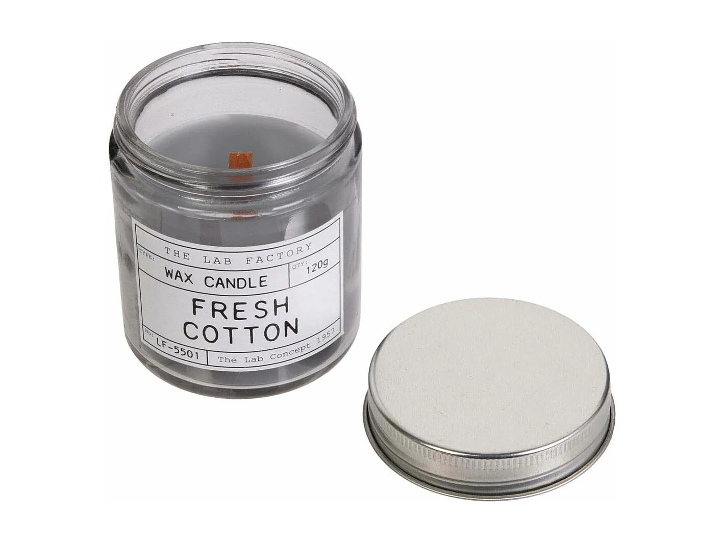 Bougies parfumées en pot Lab 8 cm (Lot de 4)