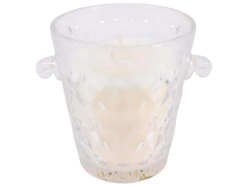 Bougie Parfumée Déco "Seau Ciselé" 700g Figue