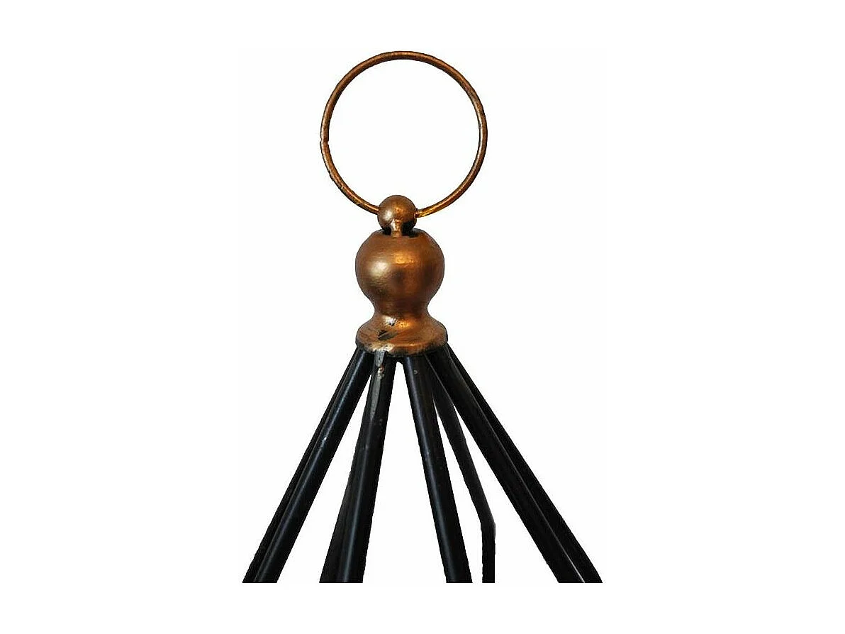 Colonne bougeoir en fer  8 bougies