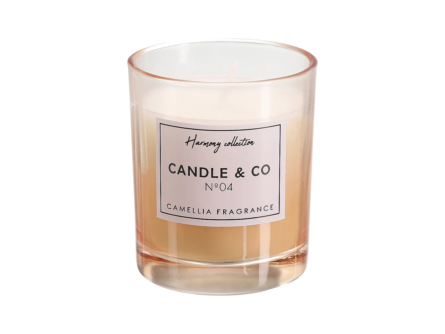 Bougie Parfumee X4 Coffret Harmony H5.9cm Noir, Blanc, Bleu