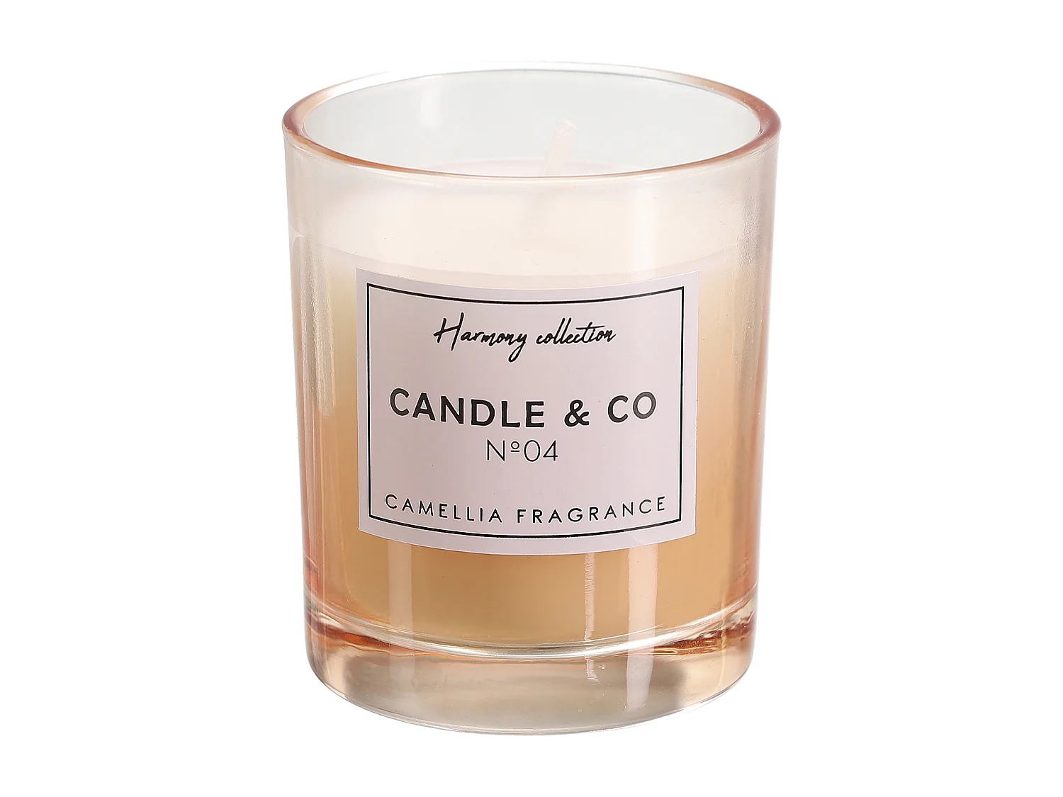 Bougie Parfumee X4 Coffret Harmony H5.9cm Noir, Blanc, Bleu