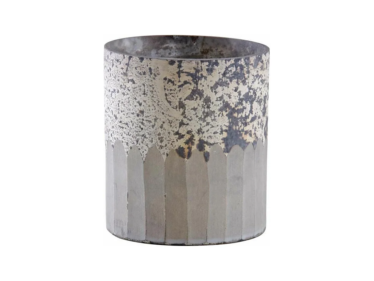 Photophore en verre oxydé 8 cm