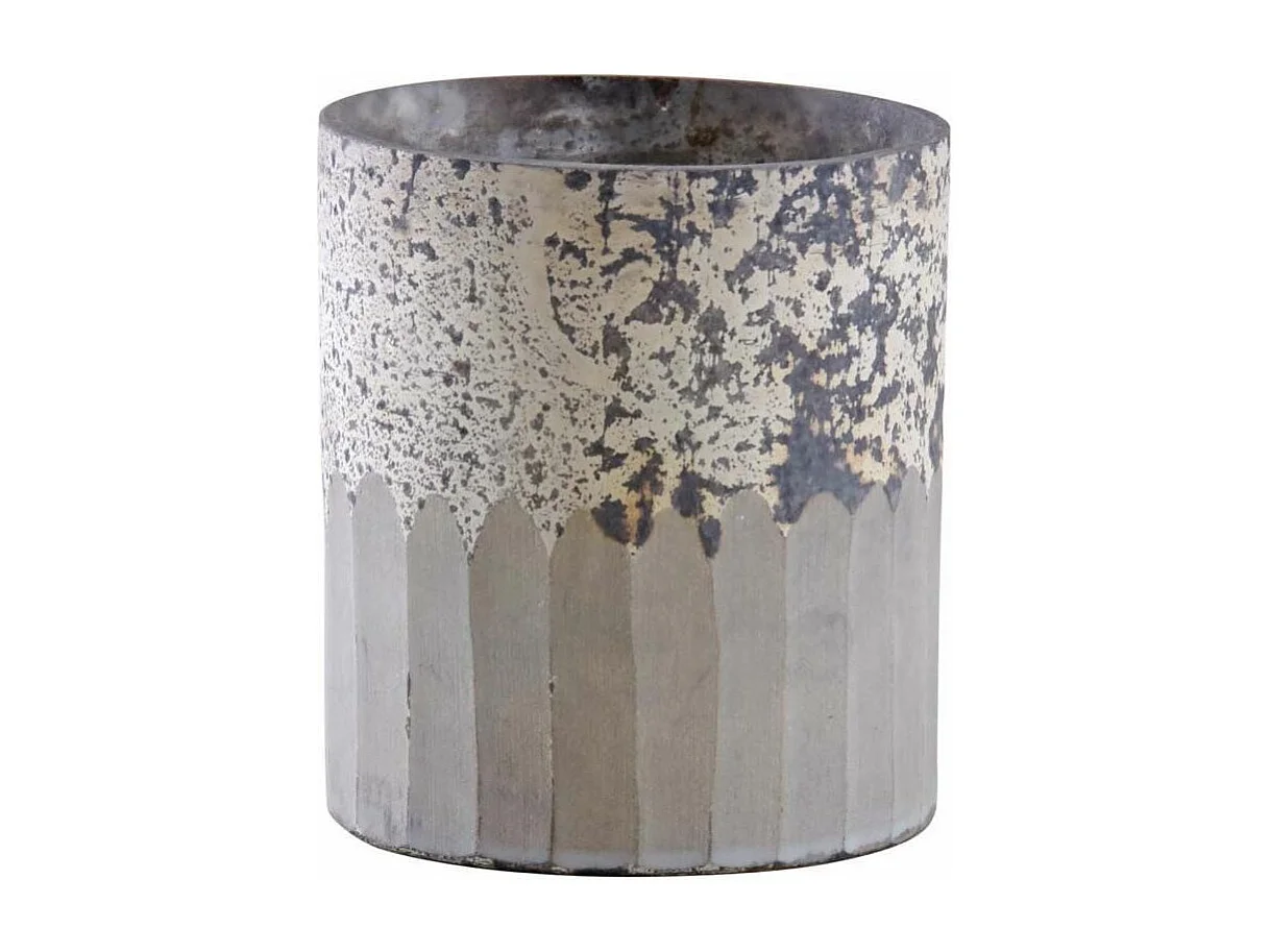 Photophore en verre oxydé 8 cm