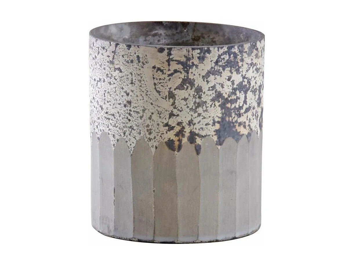 Photophore en verre oxydé 8 cm