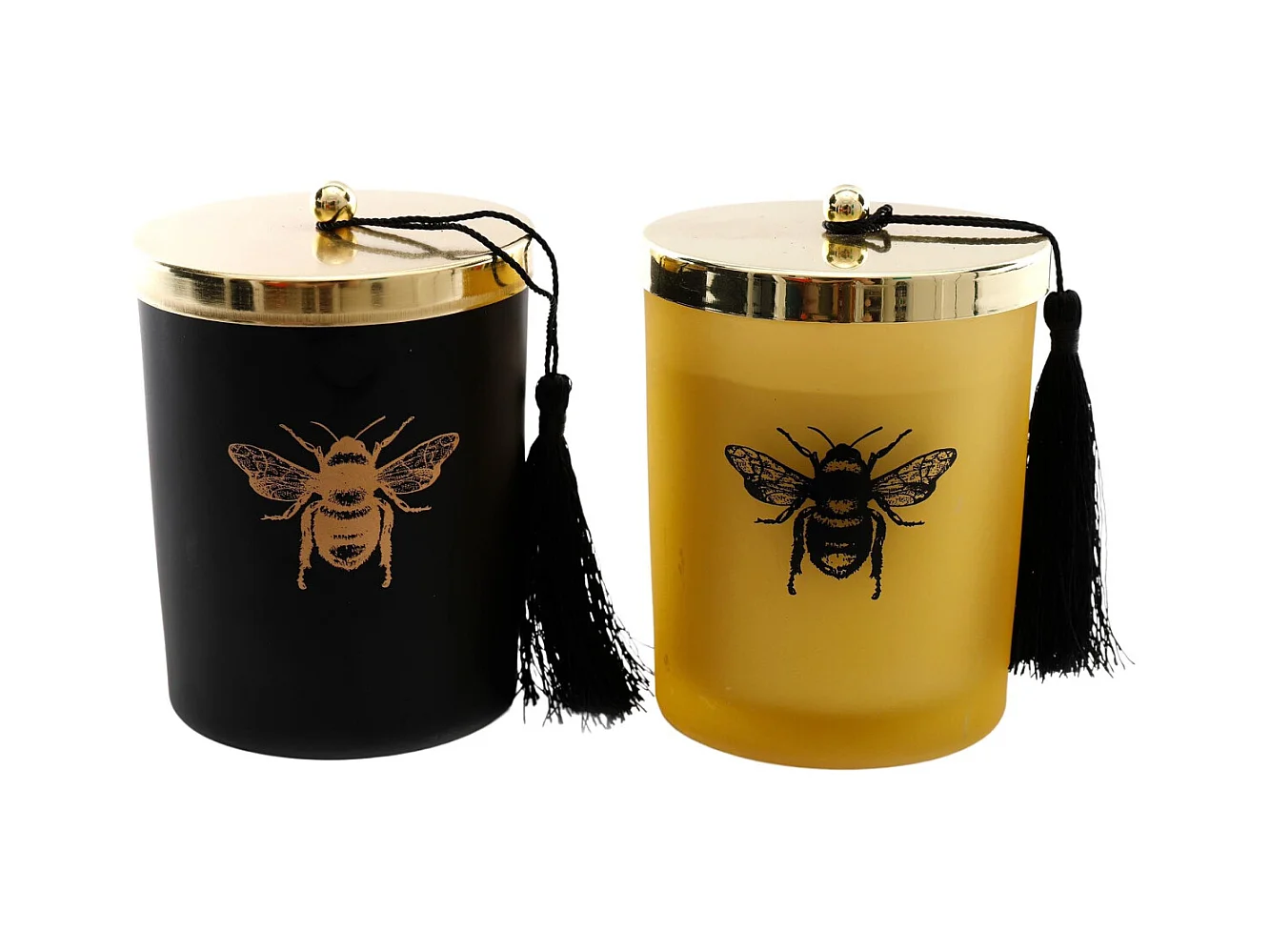 Candela profumata Bee 8 x 10 cm (Set di 2)