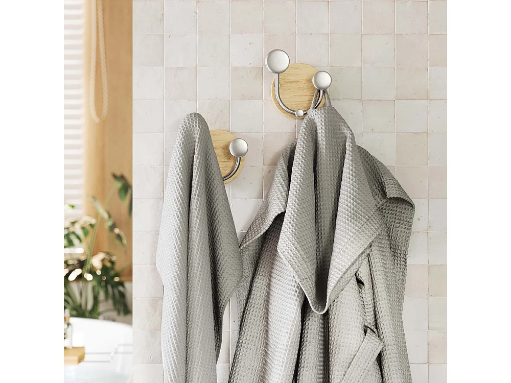 Patère en bois de frêne 3 crochets Melody