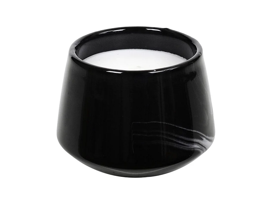 Bougie parfumée en pot Marble 6.5 cm (Lot de 2) 6,5 x 8,5 cm