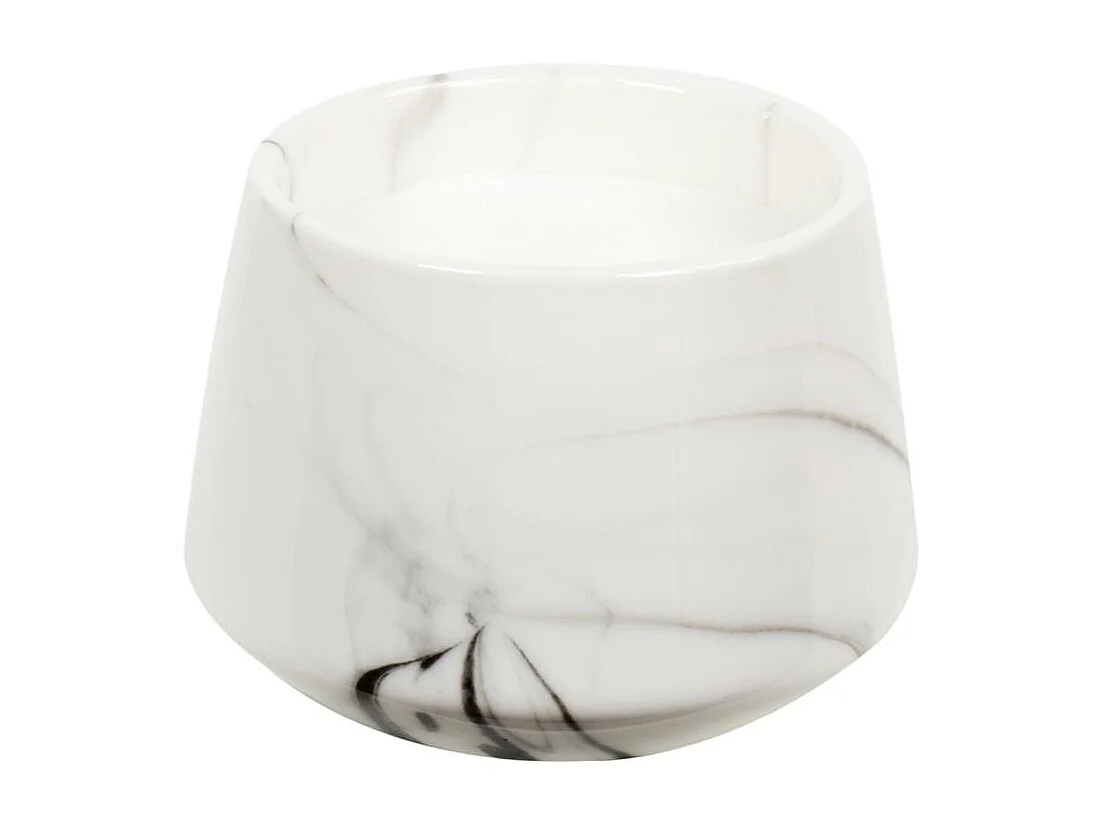 Bougie parfumée en pot Marble 6.5 cm (Lot de 2) 6,5 x 8,5 cm