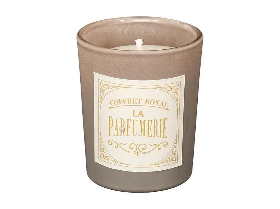 Coffret 12 Bougies Parfumées "Parfumerie" 30g Beige
