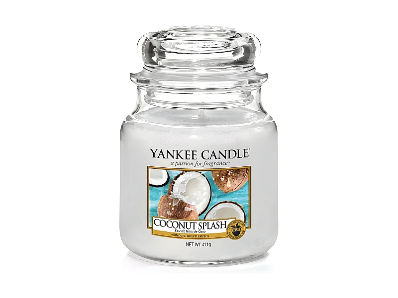 Duftkerze Kokoswasser im Glas mit Deckel