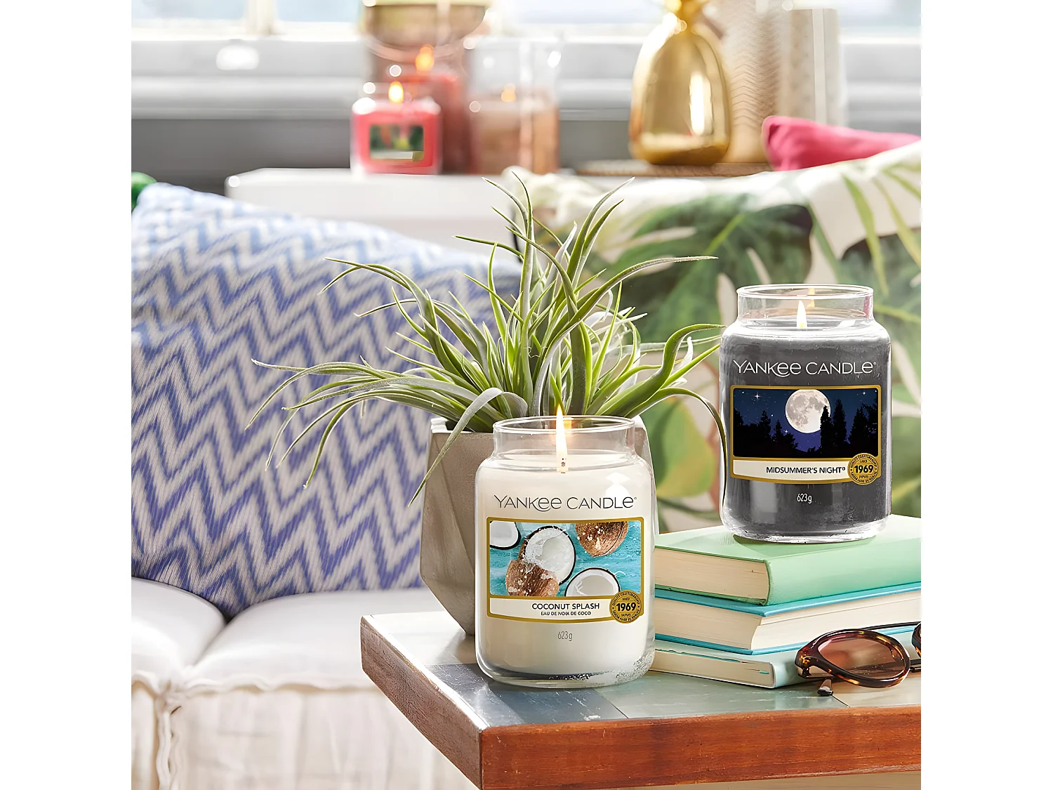 Duftkerze Kokoswasser im Glas mit Deckel