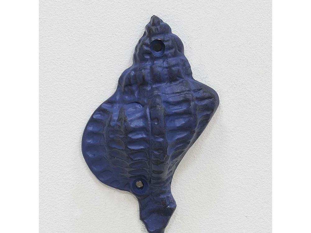 Patère en métal Coquillage  7 x 5 x 18 cm
