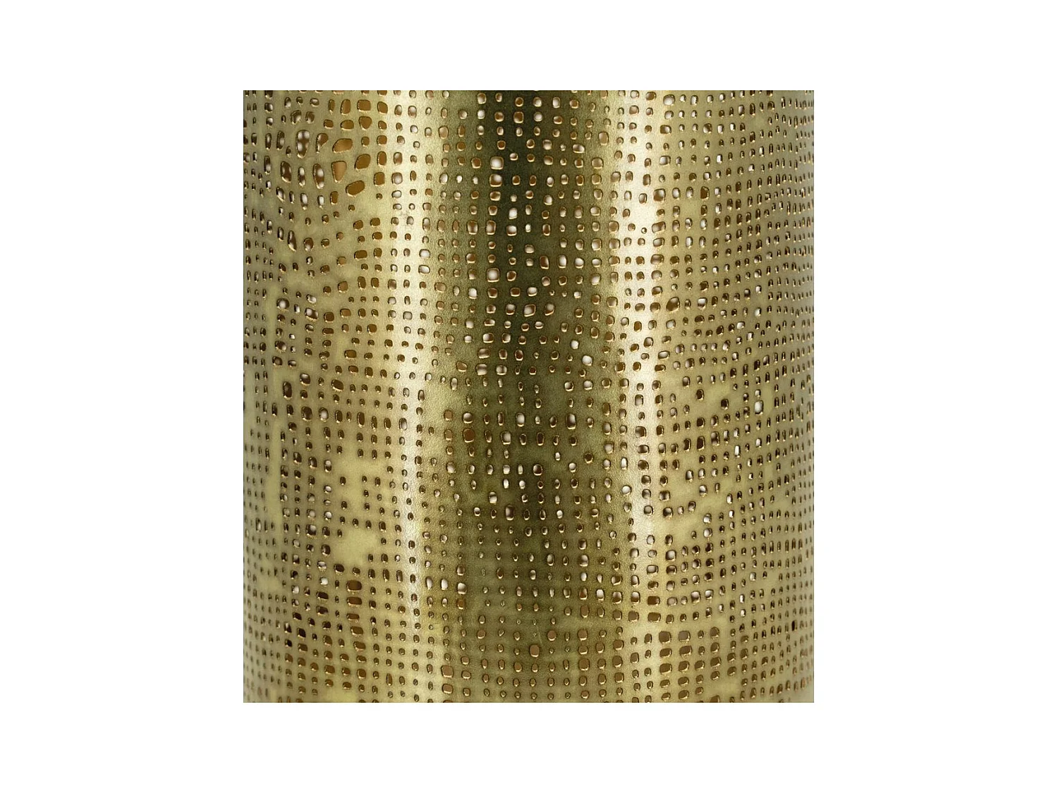 Windlicht aus goldfarbenem Metall (3er-Pack)