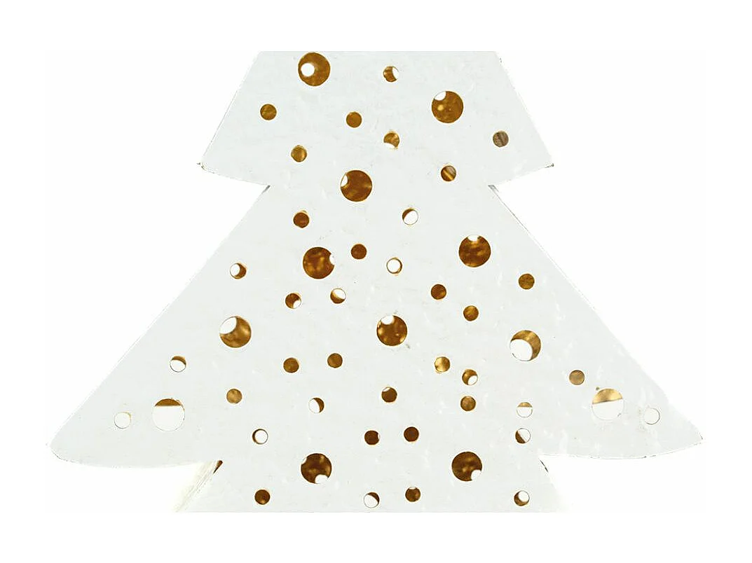 Lanterne en métal laqué Sapin