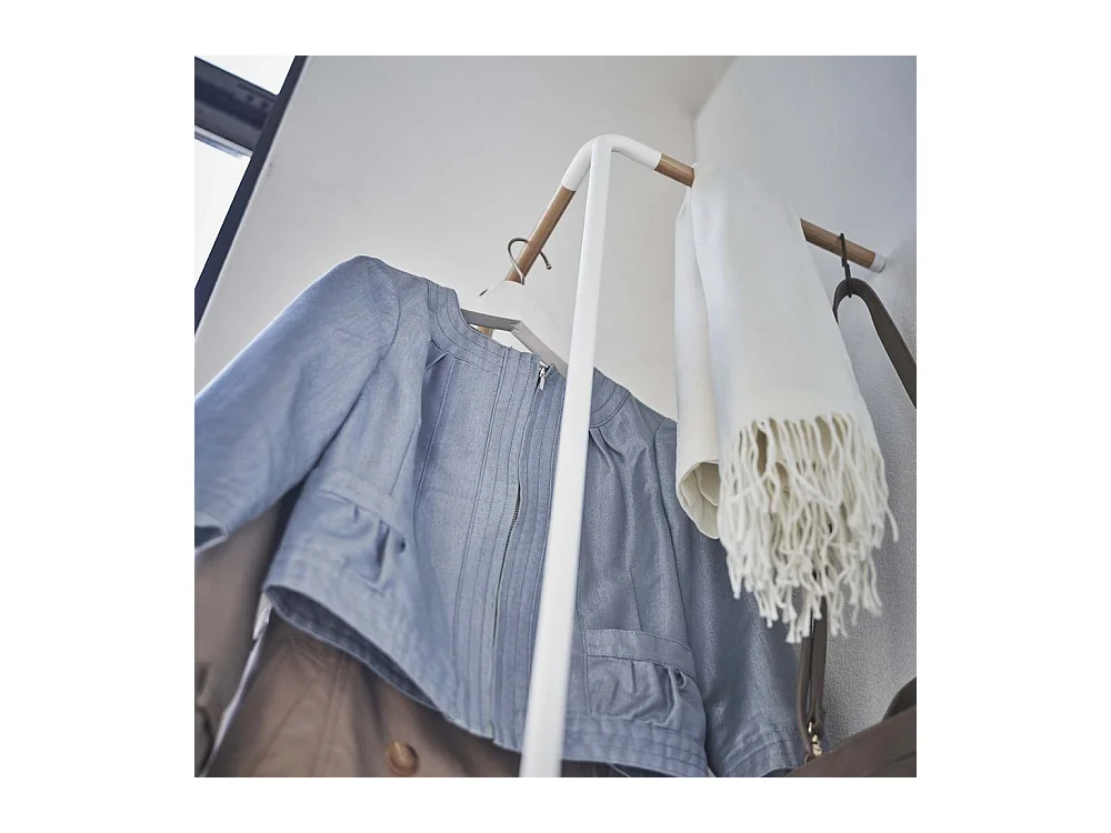 Porte-manteau d'angle incliné H160 cm - TOWER
